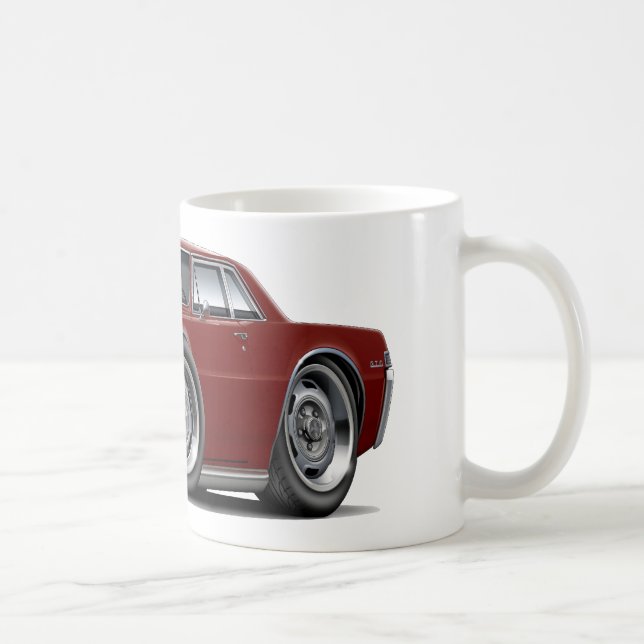 1965 GTO Maroon Car Coffee Mug (Right)