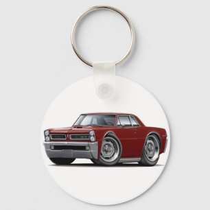 1965 GTO Maroon Car Key Ring