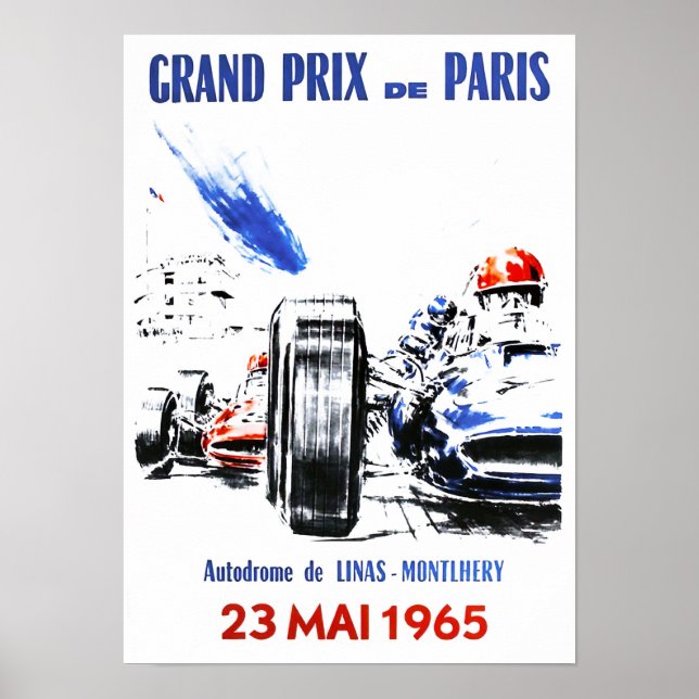 1965 Paris Grand Prix Poster (Front)