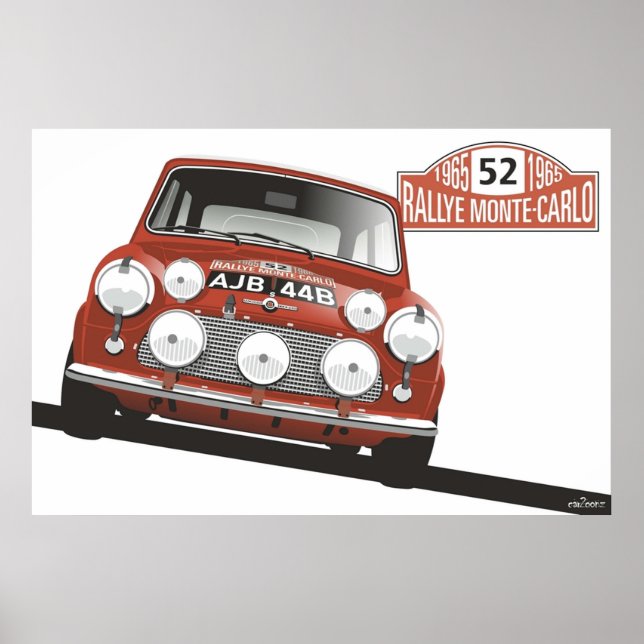 1965 Rallye Monte Carlo winner Poster (Front)