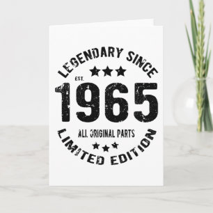 1965 Vintage Birthday Card