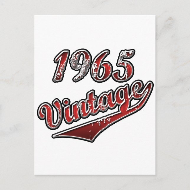 1965 Vintage Postcard (Front)