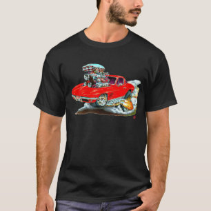 1966-67 Corvette Red Car T-Shirt