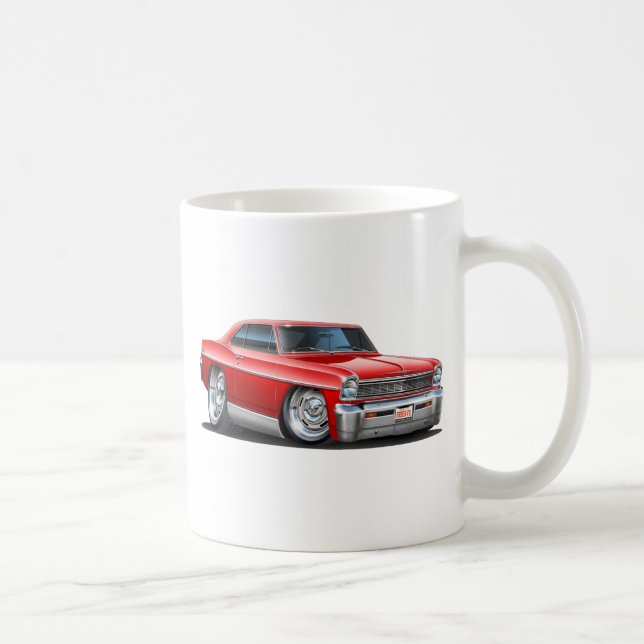 1966-67 Nova Red Car Coffee Mug (Right)
