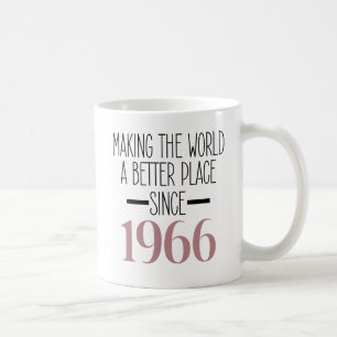 1966 Birthday 60 60th Years Old Gifts Women Mum Coffee Mug