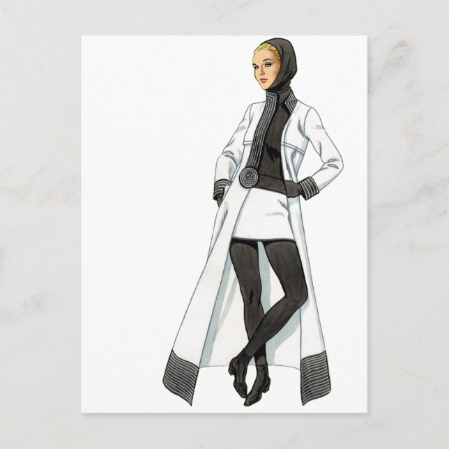 1966 Cardin Fashion Postcard (Front)