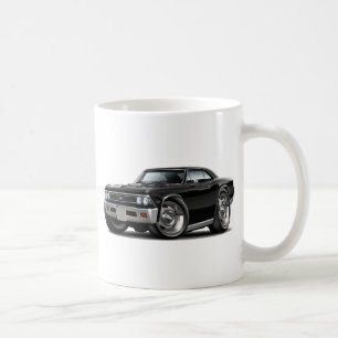 1966 Chevelle Black Car Coffee Mug