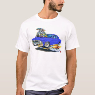 1966 Chevelle Blue Car T-Shirt