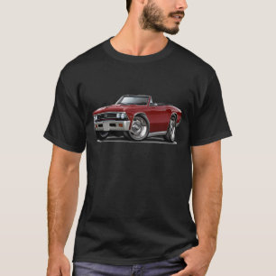 1966 Chevelle Maroon Convertible T-Shirt