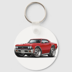 1966 Chevelle Red Car Key Ring