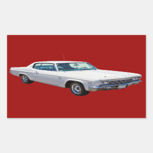 1966 Chevrolet Caprice 427 Muscle Car Rectangular Sticker