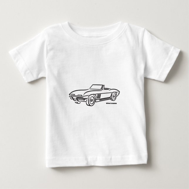 1966 Chevrolet Corvette Baby T-Shirt (Front)