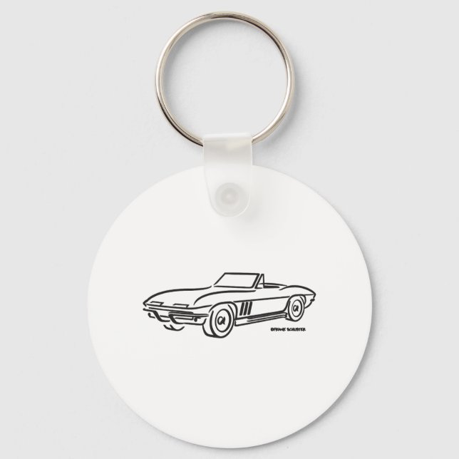 1966 Chevrolet Corvette Key Ring (Front)