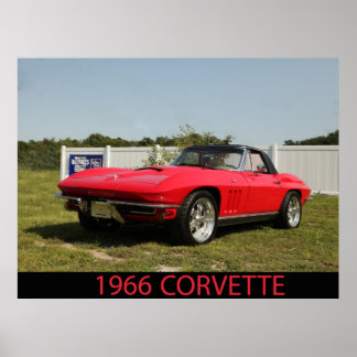 1966 Corvette Poster