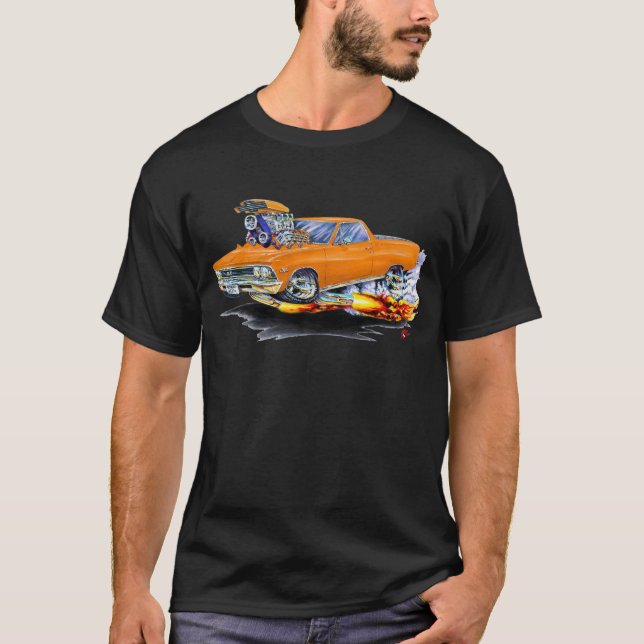 1966 El Camino Orange Truck T-Shirt (Front)