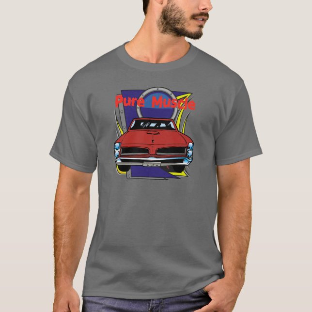 1966 GTO Muscle Car T-Shirt (Front)