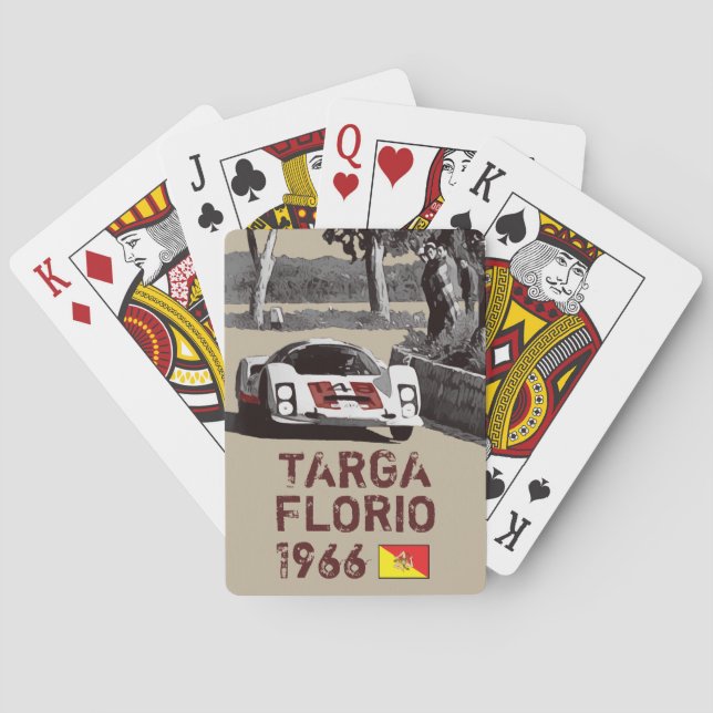 1966 RACING PLAYING CARDS (Back)