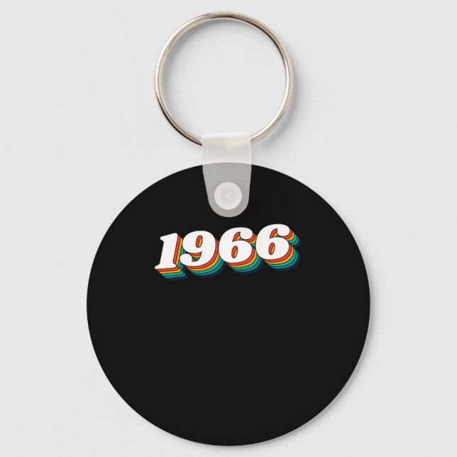 1966 Retro Label  Key Ring (Front)