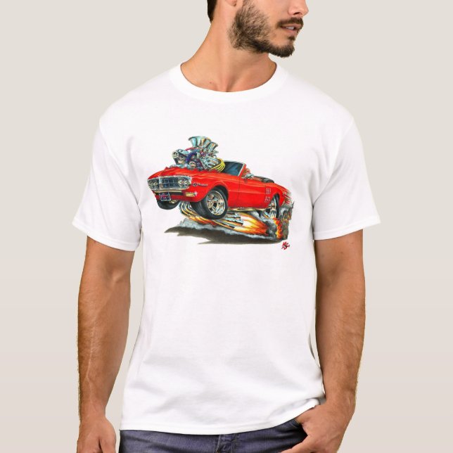 1967-68 Firebird Red Convertible T-Shirt (Front)