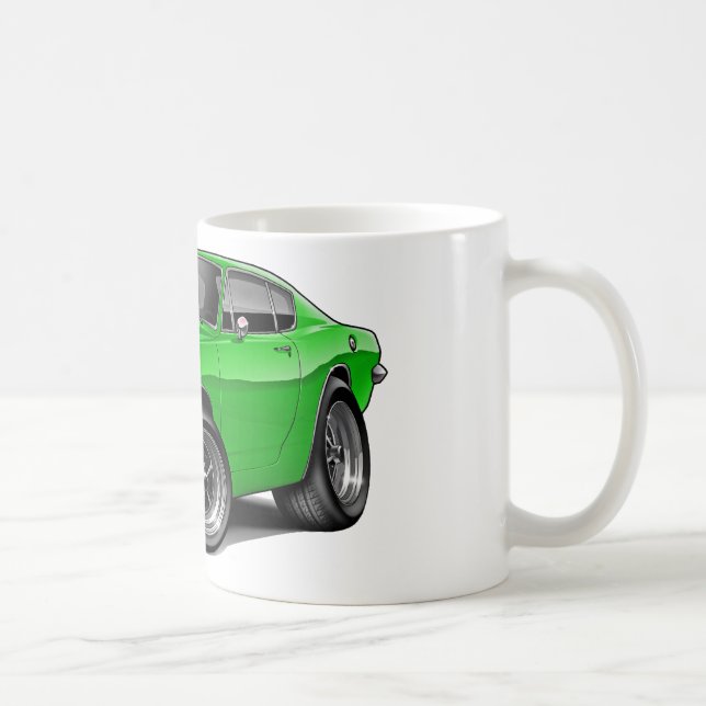 1967-69 Barracuda Lime Car Coffee Mug (Right)