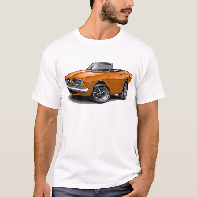 1967-69 Barracuda Orange Convertible T-Shirt (Front)