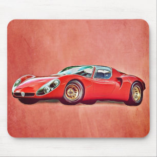 1967 Alfa Romeo 33 Stradale Mouse Pad