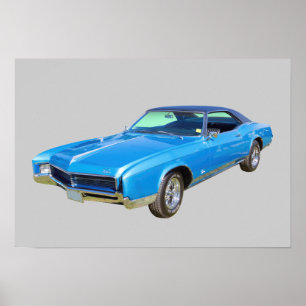 1967 Buick Riviera Muscle Car Poster