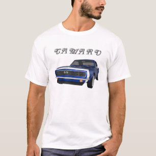 1967 Camaro SS: Blue Finish: 3D Model: T-Shirt