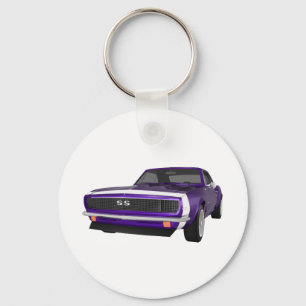 1967 Camaro SS: Purple Finish: 3D Model: Key Ring