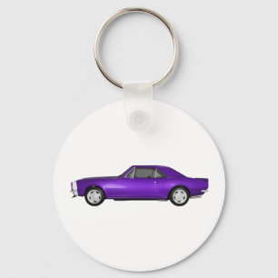 1967 Camaro SS: Purple Finish: 3D Model: Key Ring