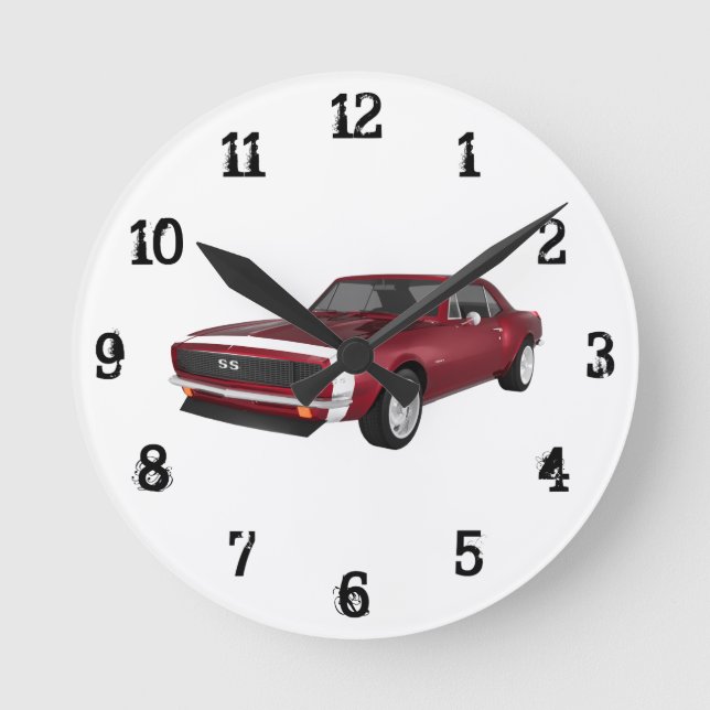 1967 Camaro SS: Wall Clock (Front)