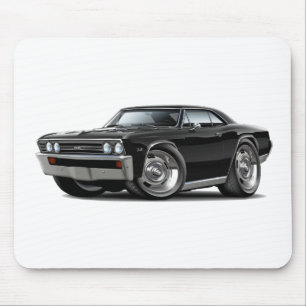 1967 Chevelle Black Car Mouse Pad