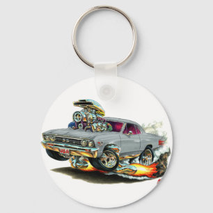 1967 Chevelle Grey Car Key Ring