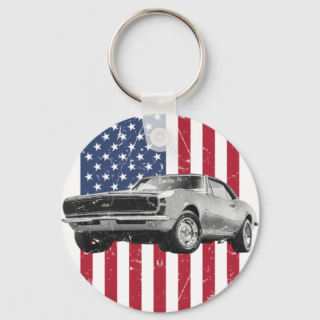 1967 Chevrolet Camaro SS 396 Key Ring (Front)