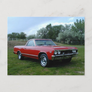 1967 Chevrolet Chevelle El Camino Postcard