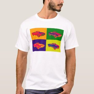 1967 Chevy Camaro RS Convertible Pop Art T-Shirt