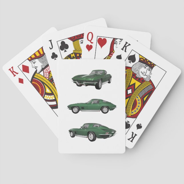 1967 Corvette C2: Playing Cards (Back)