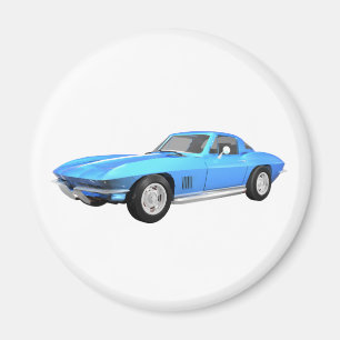 1967 Corvette Sports Car: Blue Finish: Magnet