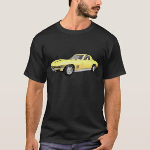 1967 Corvette Sports Car: Yellow Finish T-Shirt