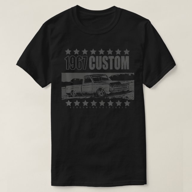 1967 Custom C10 Truck Classic C10 Truck  T-Shirt (Design Front)