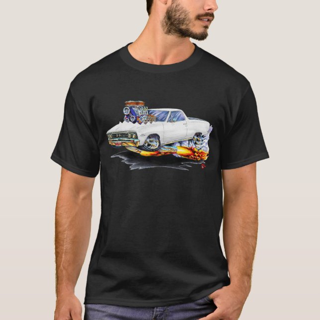 1967 El Camino White Truck T-Shirt (Front)