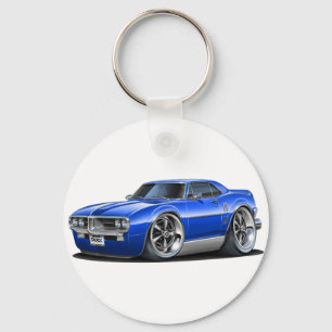 1967 Firebird Blue Car Key Ring
