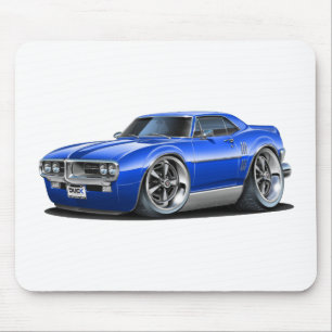 1967 Firebird Blue Car Mouse Pad