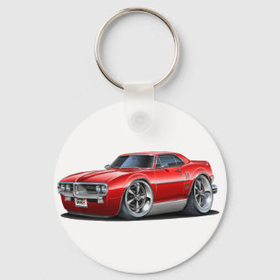 1967 Firebird Red Car Key Ring
