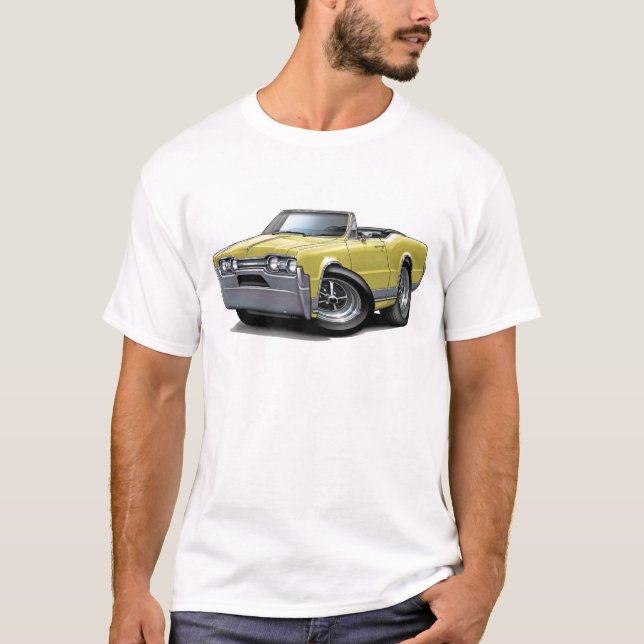 1967 Olds Cutlass Tan Convertible T-Shirt (Front)