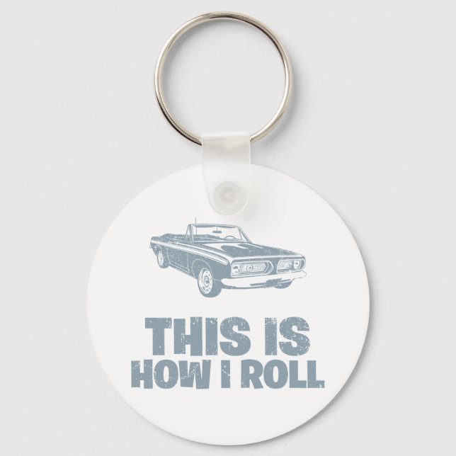 1967 Plymouth Barracuda Key Ring (Front)