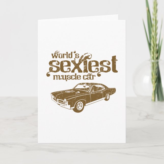 1967 Pontiac GTO Card (Front)