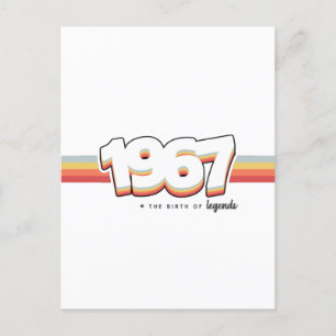 1967 The birth of legends Postcard