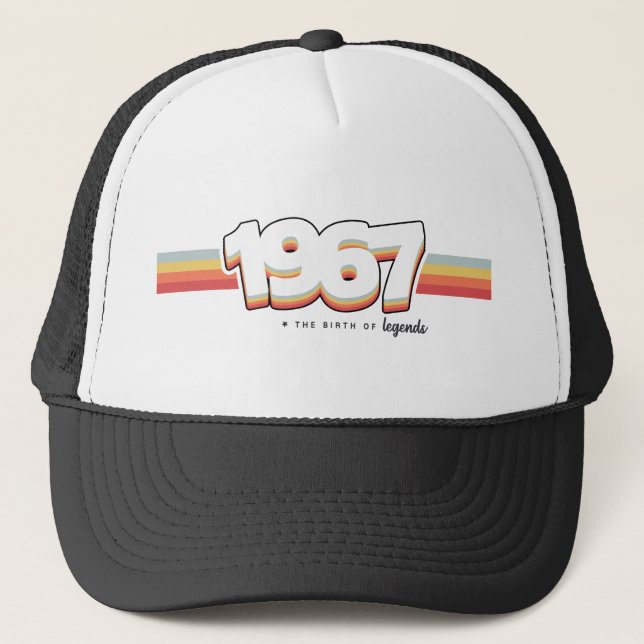 1967 The birth of legends Trucker Hat (Front)
