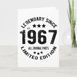 1967 Vintage Birthday Card